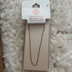 GIANI BERNINI 18 K GOLD OVER STERLING SILVER CHAIN